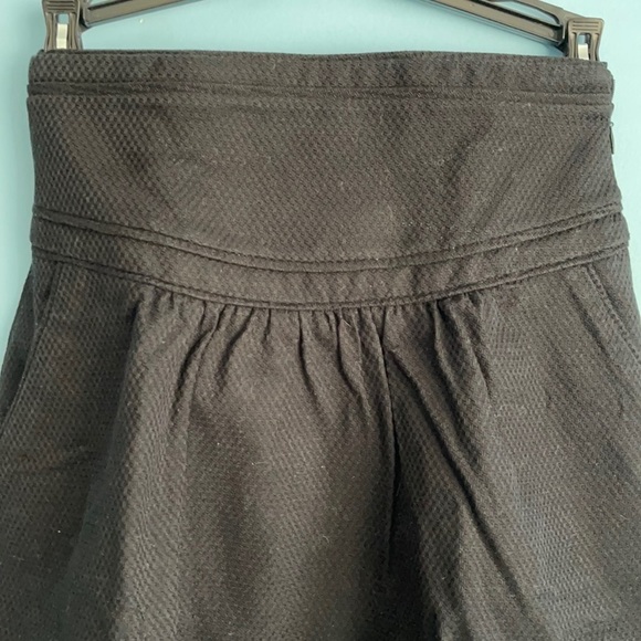 3/$20 ❤️ Mango Vintage Cotton-blend Black A-line Skirt - Picture 2 of 7